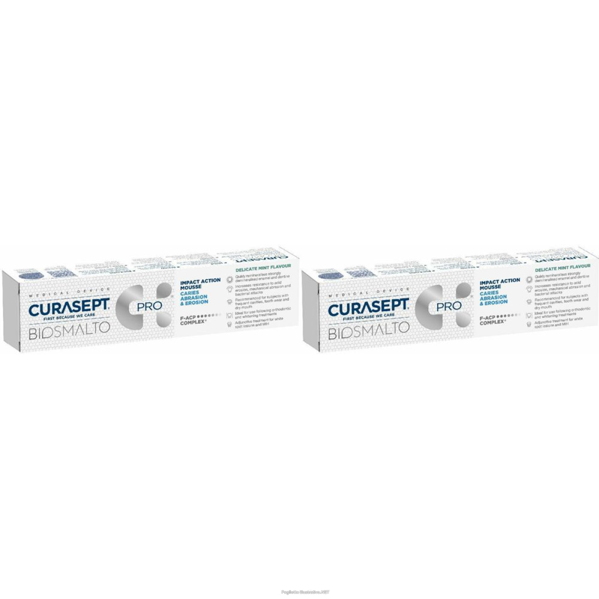 Cerca Prezzi di curasept biosmalto mousse carie gusto menta set da 2 2x50 ml dentifric e acquista online