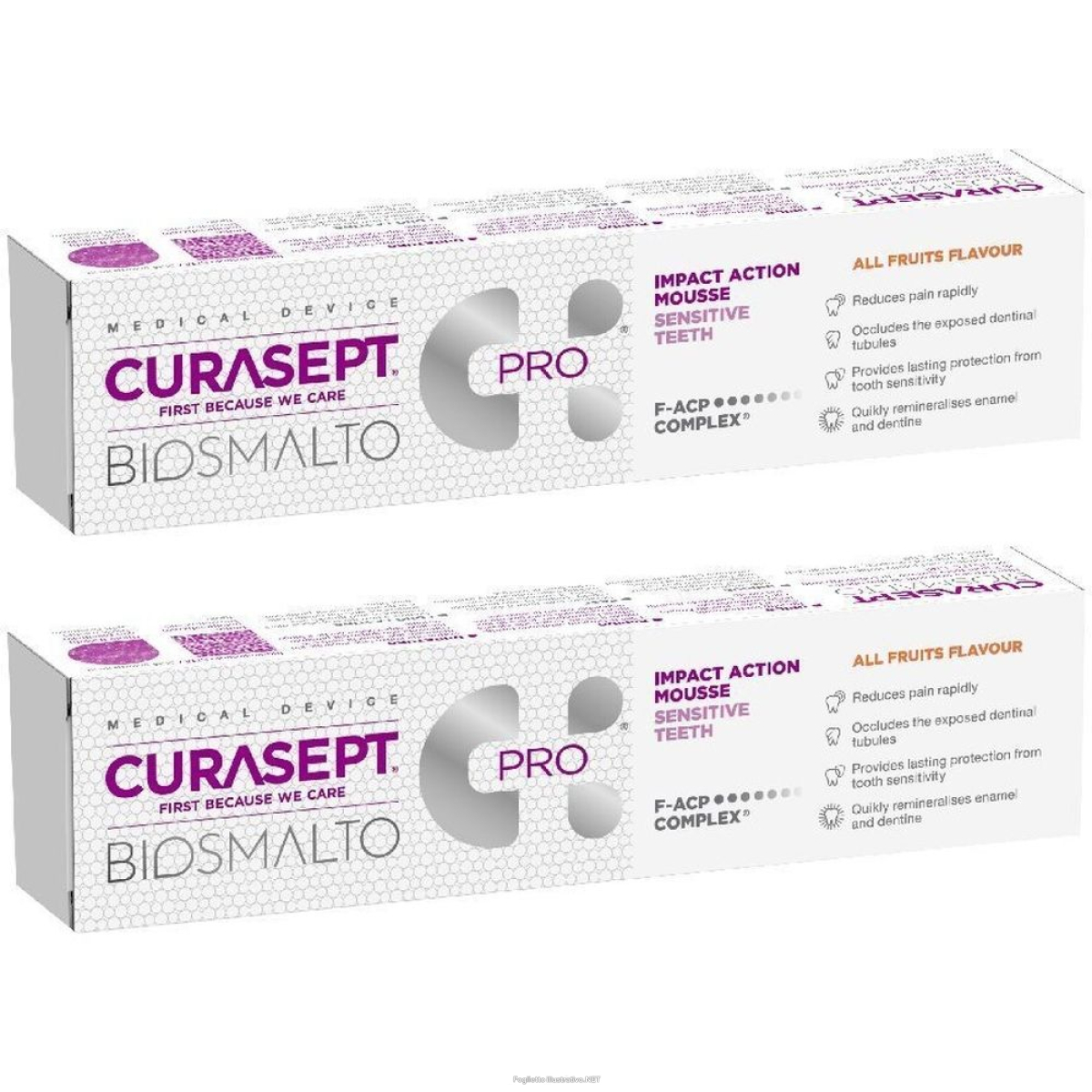 Cerca Prezzi di curasept® biosmalto pro gusto tutti frutti set da 2 2x50 ml gel dental e acquista online