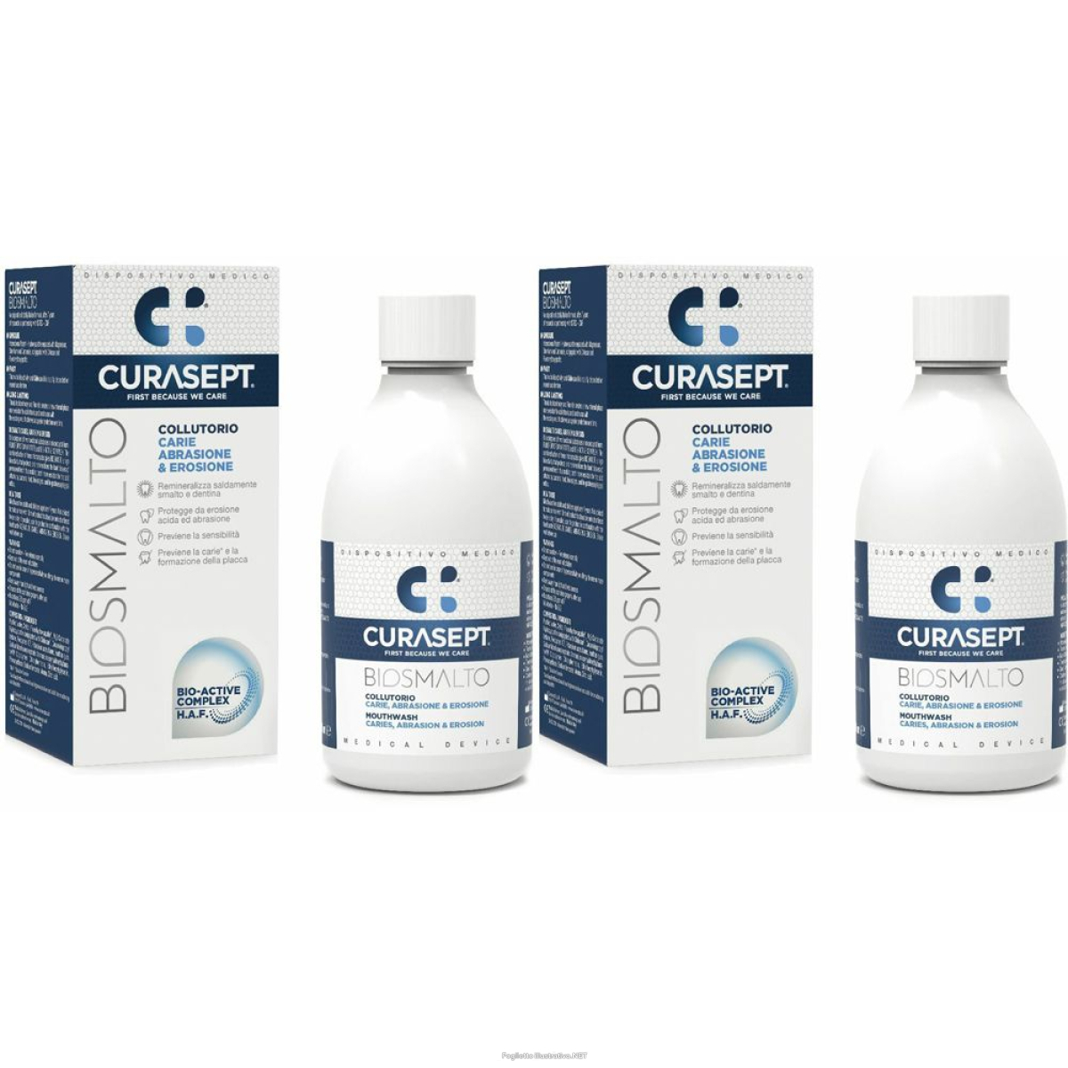 Cerca Prezzi di curasept® biosmalto protezione carie collutorio set da 2 2x300 ml coll e acquista online