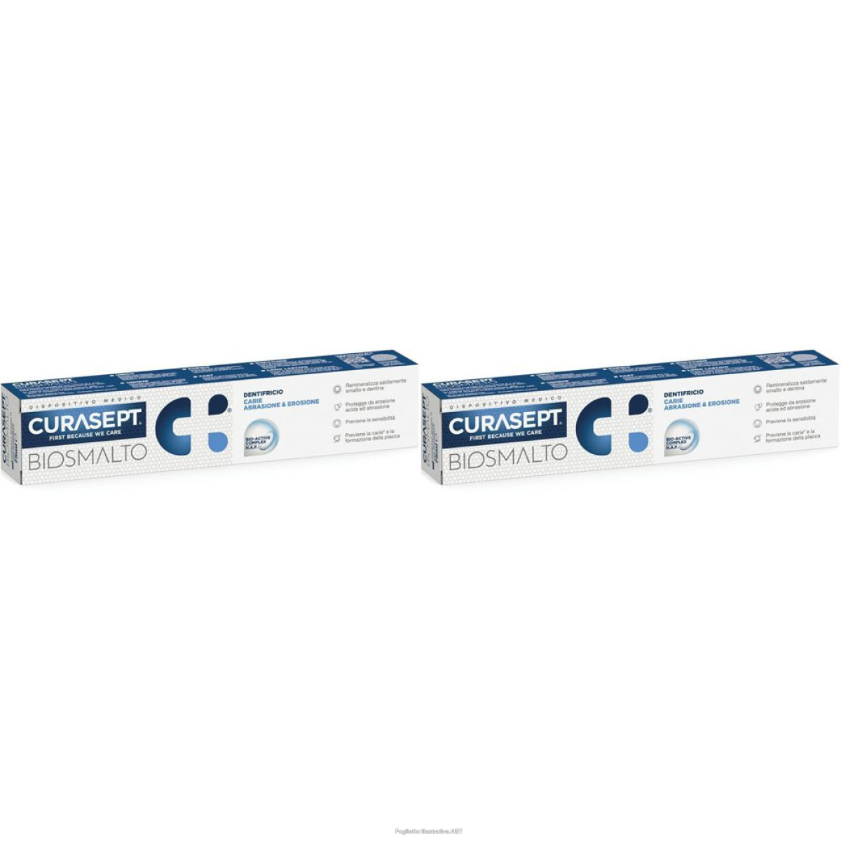 Cerca Prezzi di curasept® biosmalto protezione carie set da 2 2x75 ml dentifricio e acquista online