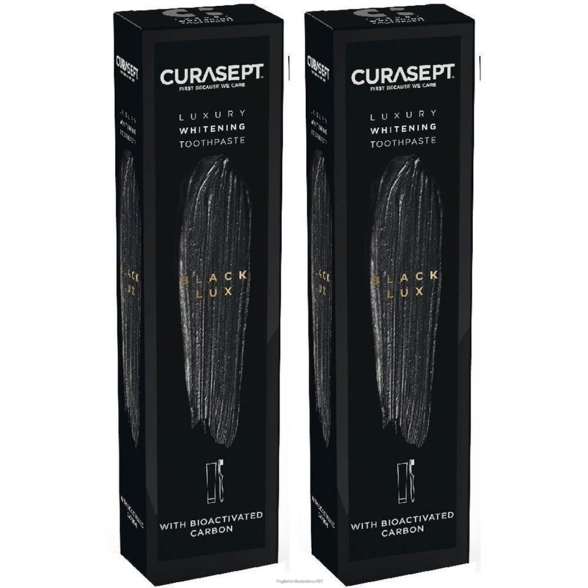 Cerca Prezzi di curasept black luxury whitening dentifricio 75 ml + spazzolino 2x1 st e acquista online