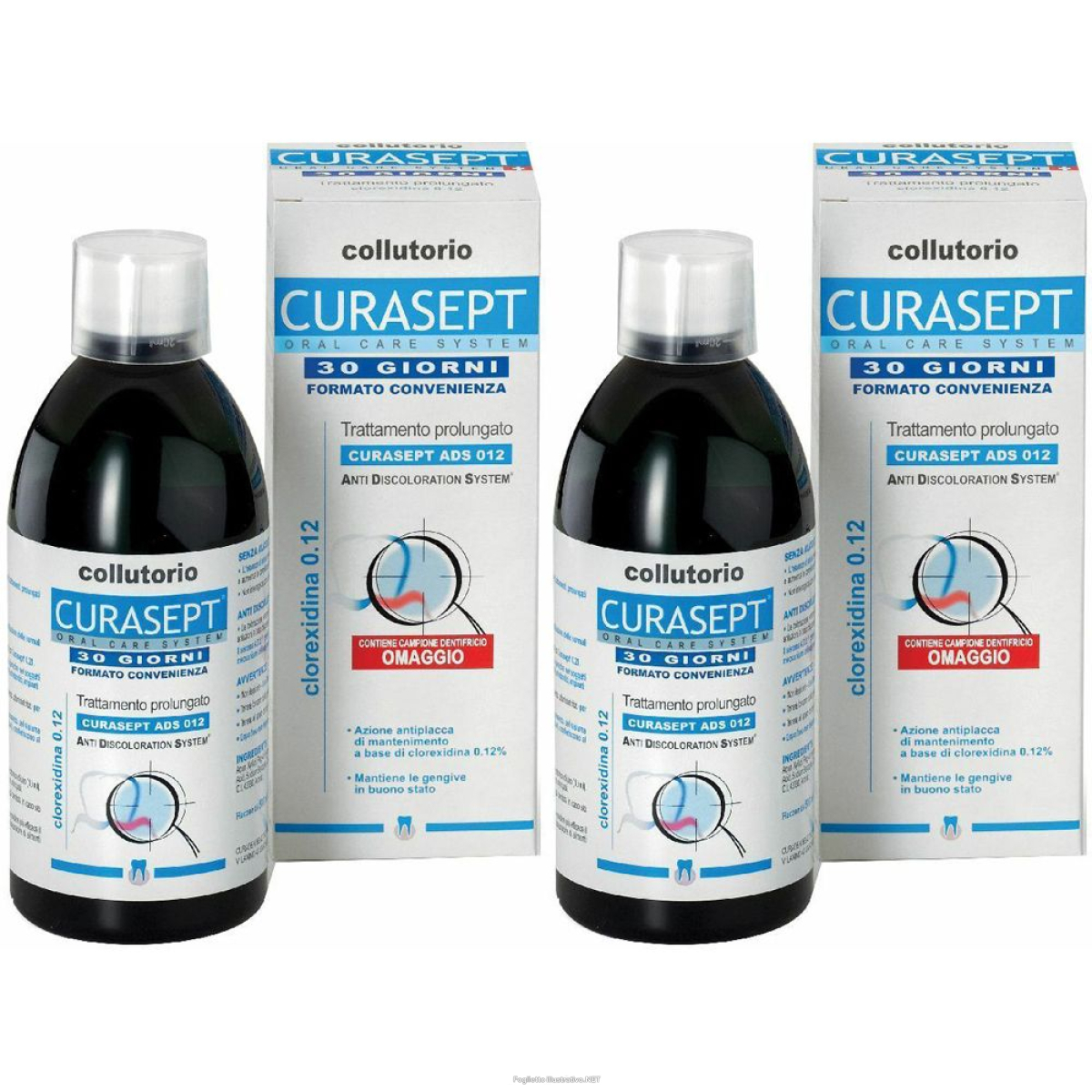 Cerca Prezzi di curasept collutorio ads 012 trattamento prolungato set da 2 2x500 ml c e acquista online