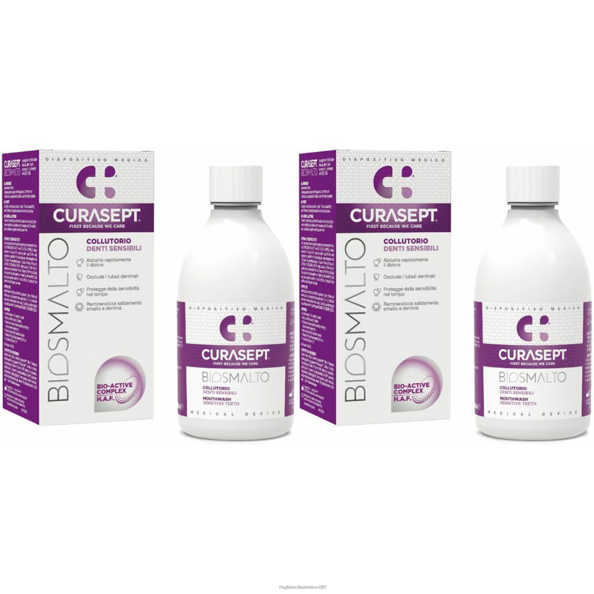 Cerca Prezzi di curasept® collutorio denti sensibili set da 2 2x300 ml e acquista online