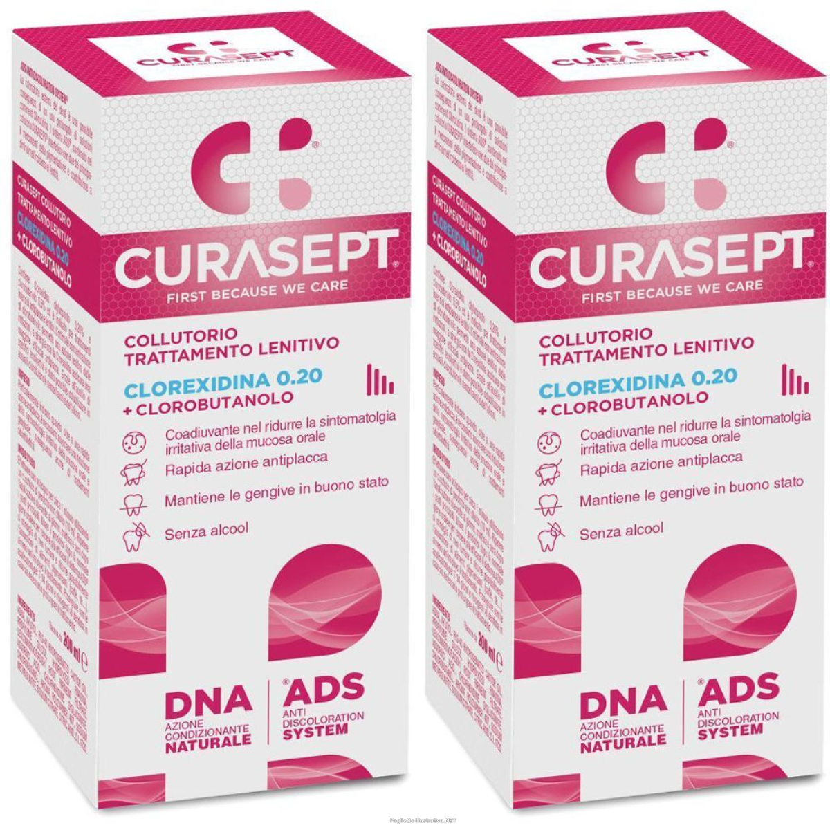 Cerca Prezzi di curasept® colluttorio trattamento lenitivo set da 2 2x200 ml collutori e acquista online