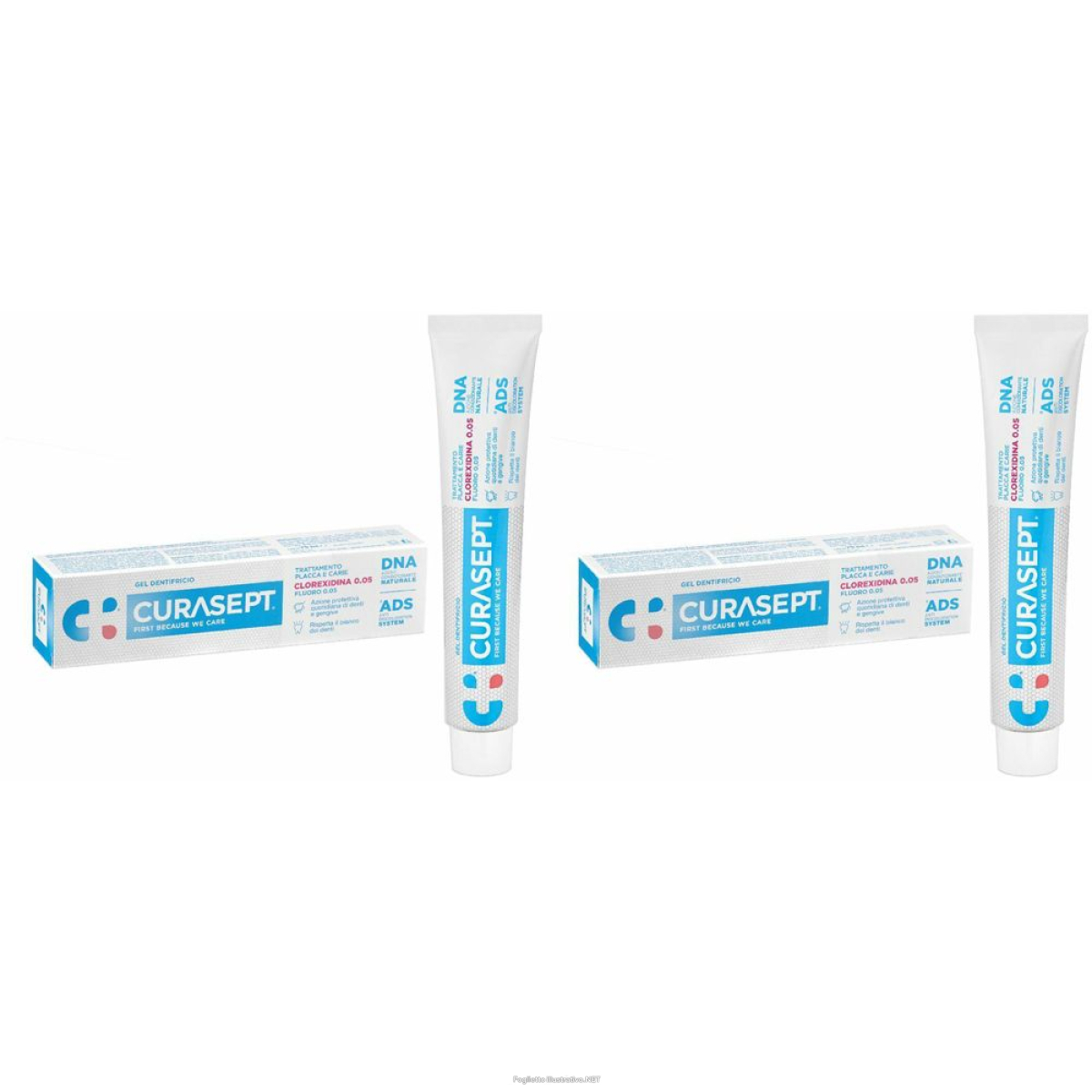 Cerca Prezzi di curasept® gel dentifricio clorexidina 0.05% set da 2 2x75 ml dentifric e acquista online