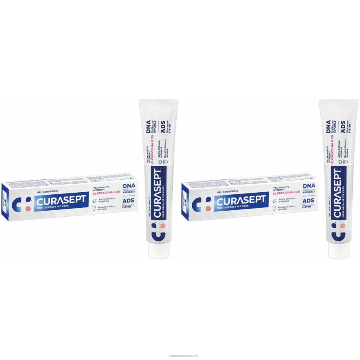 Cerca Prezzi di curasept® gel dentifricio clorexidina 0,20 set da 2 2x75 ml dentifric e acquista online