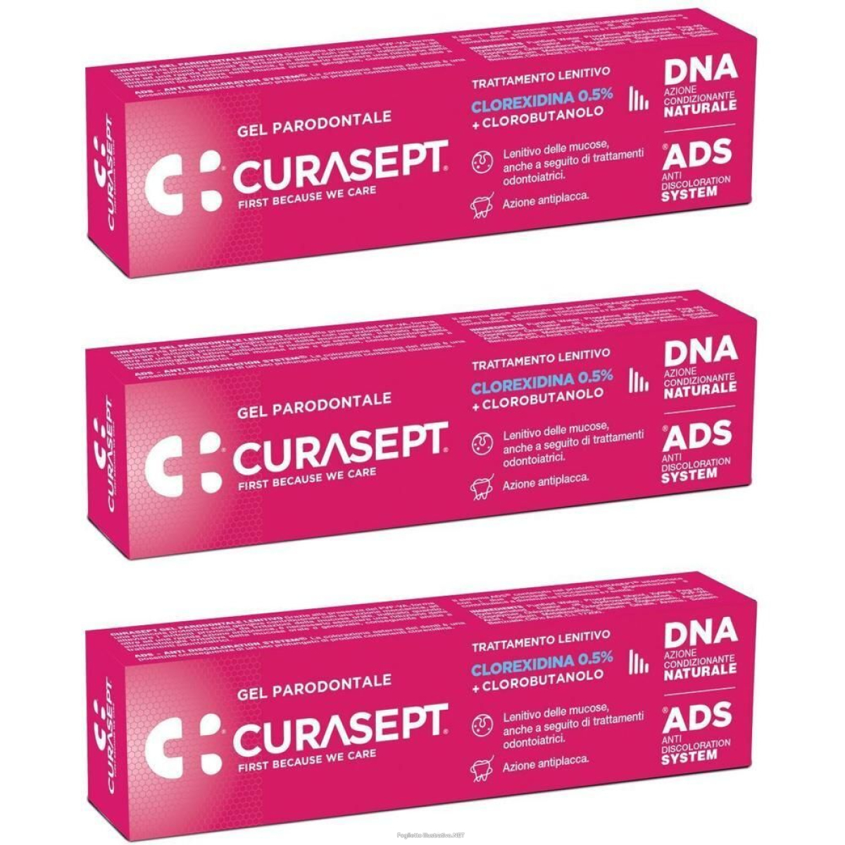 Cerca Prezzi di curasept gel parodontale ads dna trattamento lenitivo 3x30 ml e acquista online