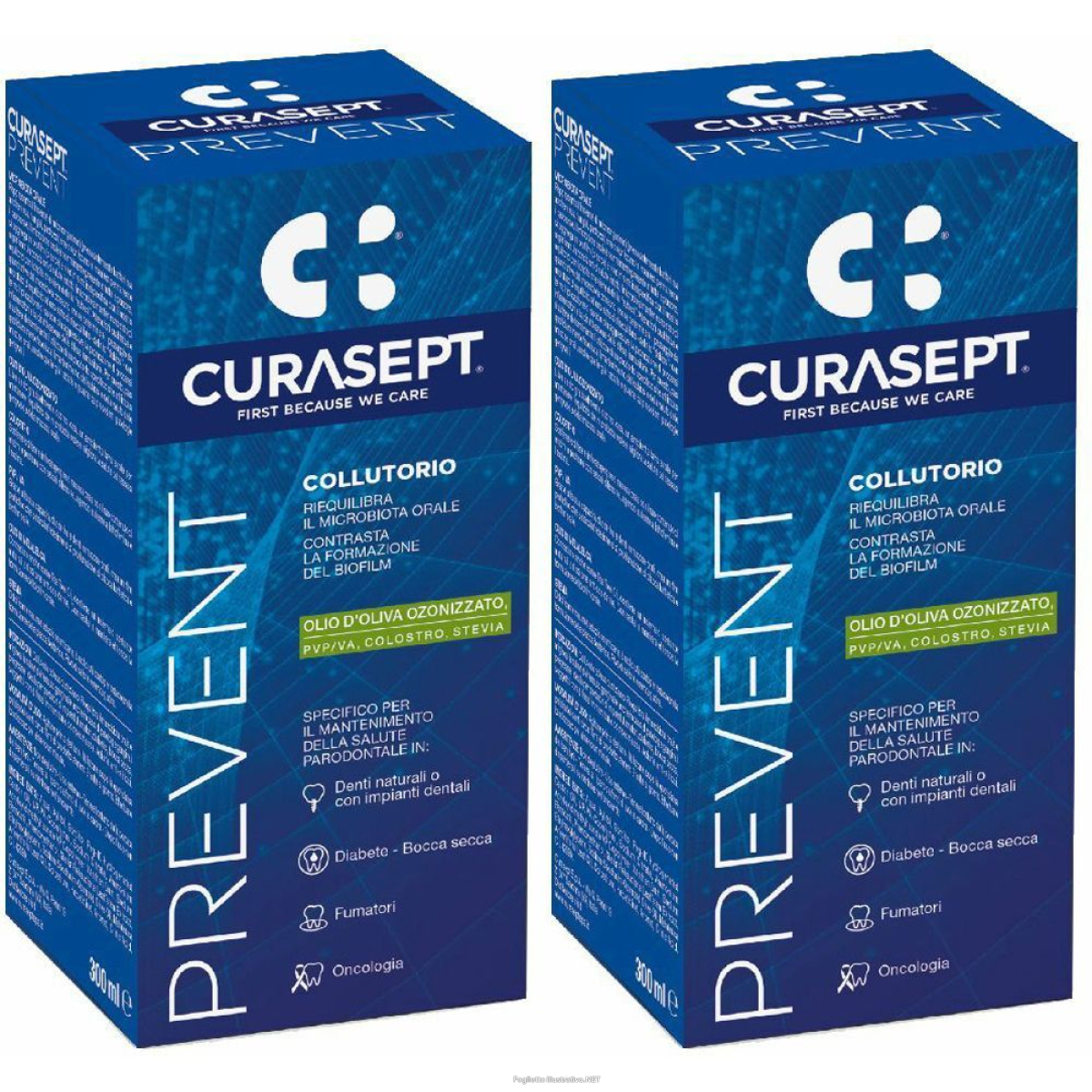 Cerca Prezzi di curasept prevent collutorio set da 2 2x300 ml e acquista online