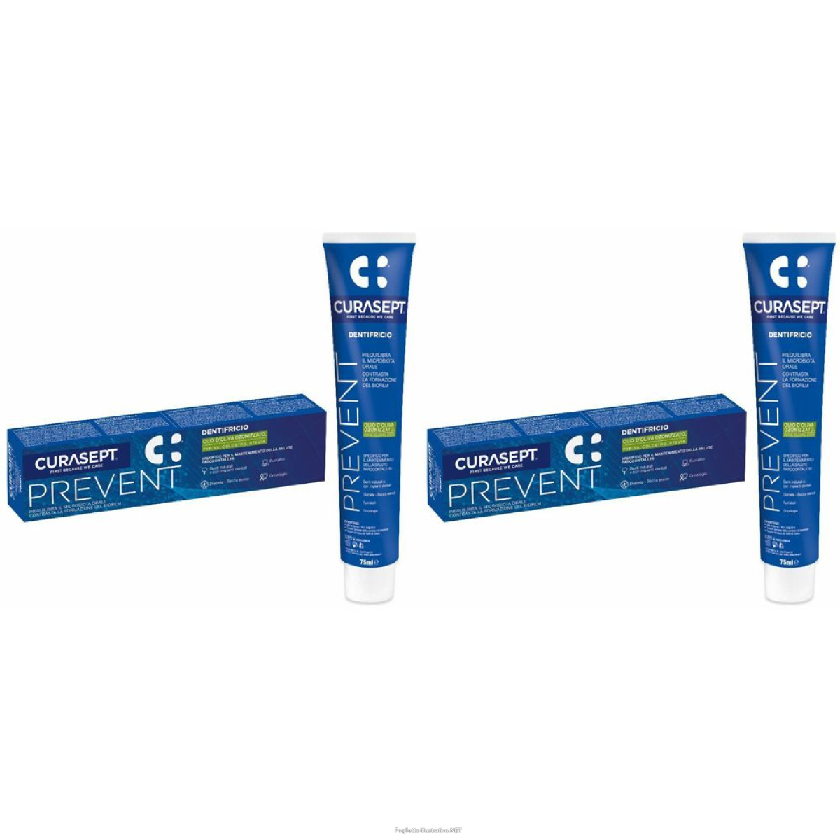 Cerca Prezzi di curasept prevent dentifricio set da 2 2x75 ml e acquista online