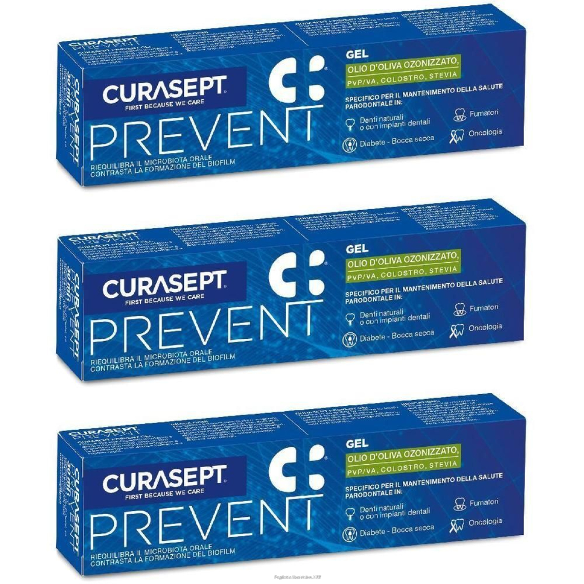 Cerca Prezzi di curasept prevent gel 3x30 ml e acquista online