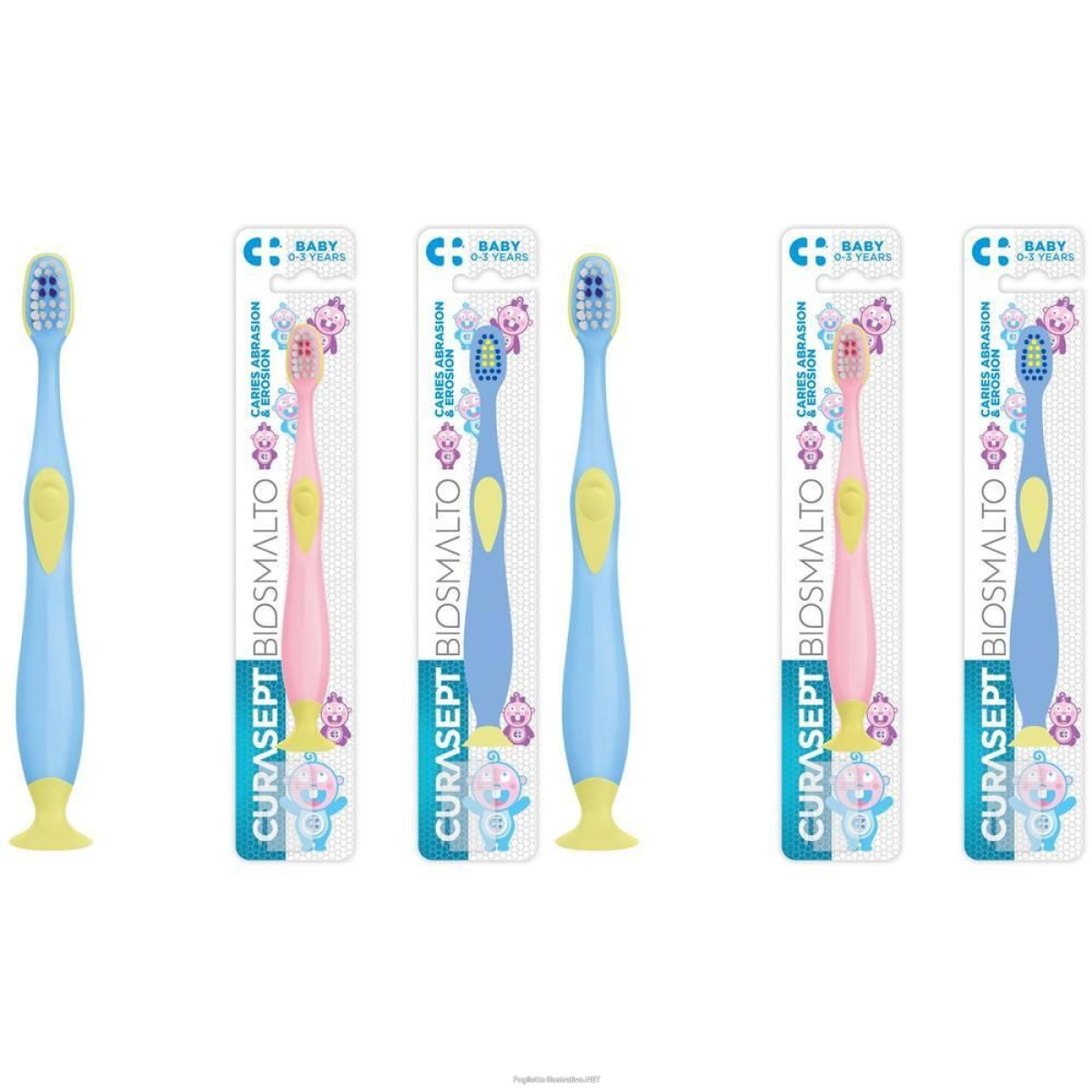 Cerca Prezzi di curasept spazzolino biosmalto baby 0-3 anni 2x1 st e acquista online