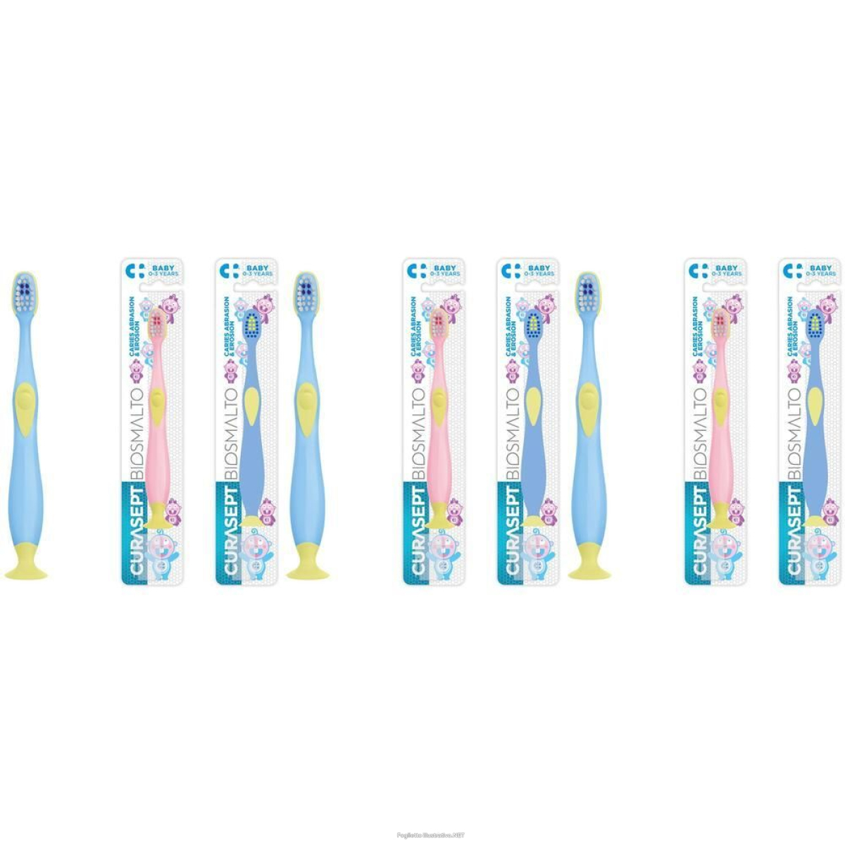Cerca Prezzi di curasept spazzolino biosmalto baby 0-3 anni 3x1 st e acquista online