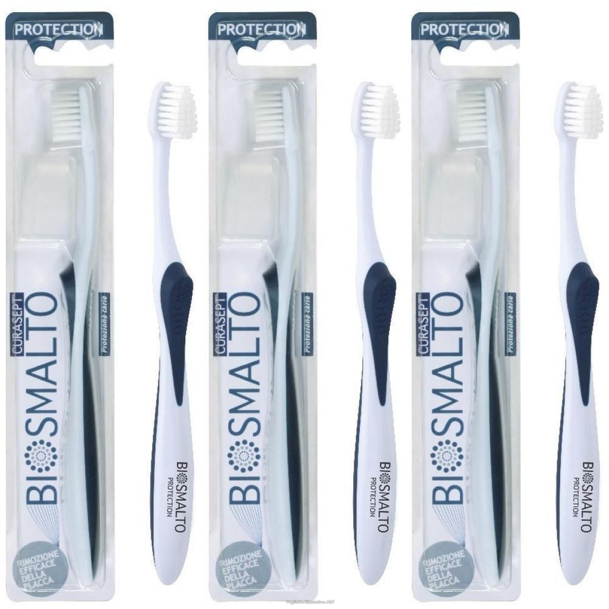 Cerca Prezzi di curasept spazzolino biosmalto protection 3x1 pz da denti e acquista online