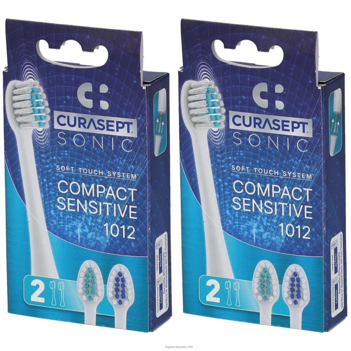 Cerca Prezzi di curasept testine ricambio spazzolino sonic compact sensitive 1012 2x2 e acquista online