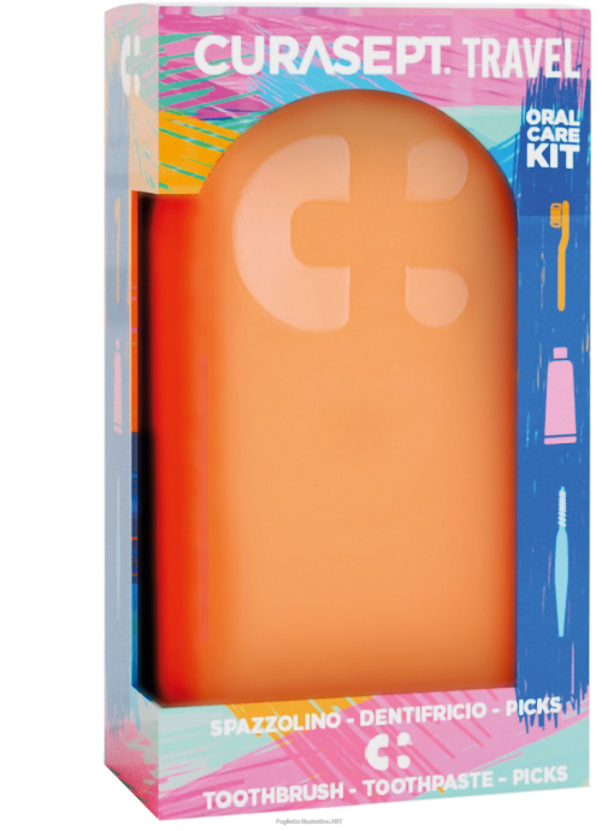 Cerca Prezzi di curasept travel arancio 1 spazzolino + 1 dentifricio 20 ml + 3 picks e acquista online