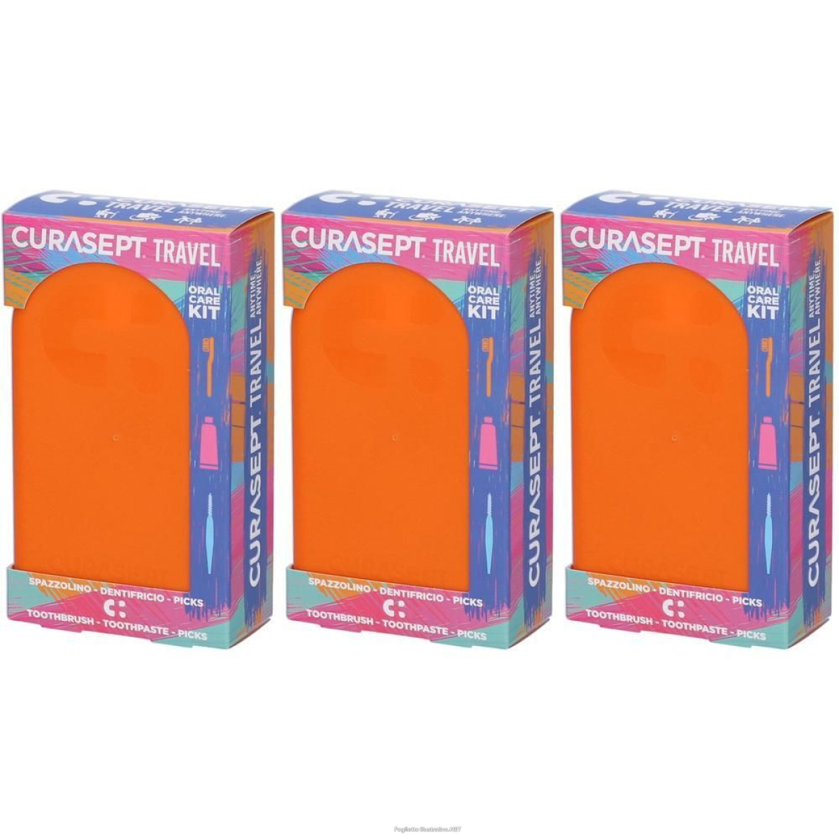 Cerca Prezzi di curasept travel kit arancio spazzolino + dentifricio picks 3x1 st e acquista online