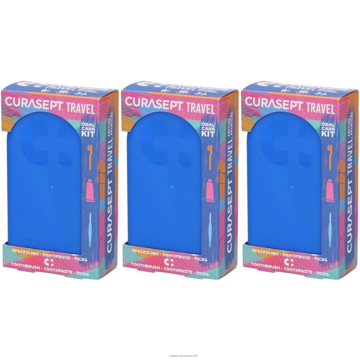 Cerca Prezzi di curasept travel kit blu spazzolino + dentifricio picks 3x1 st e acquista online