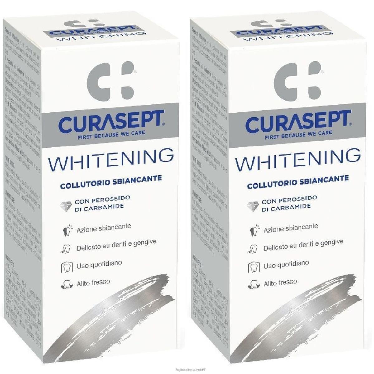 Cerca Prezzi di curasept whitening collutorio sbiancante set da 2 2x300 ml e acquista online