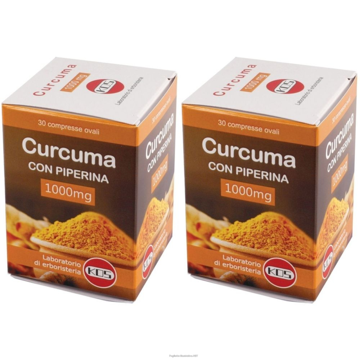 Cerca Prezzi di curcuma con piperina 1 g 30 compresse ovali set da 2 2x30 pz e acquista online