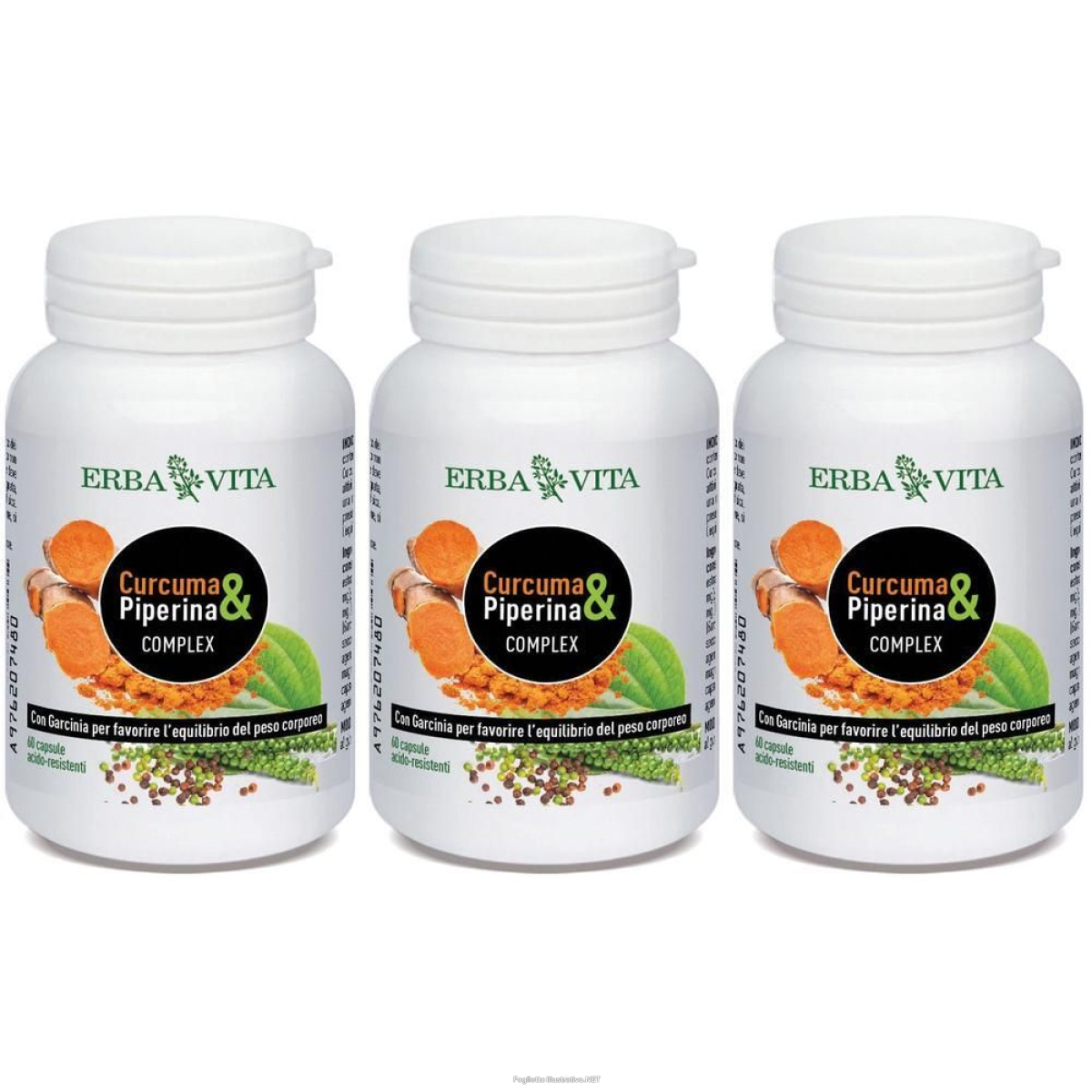 Cerca Prezzi di curcuma&piperina complex 60 capsule 3x60 pz e acquista online
