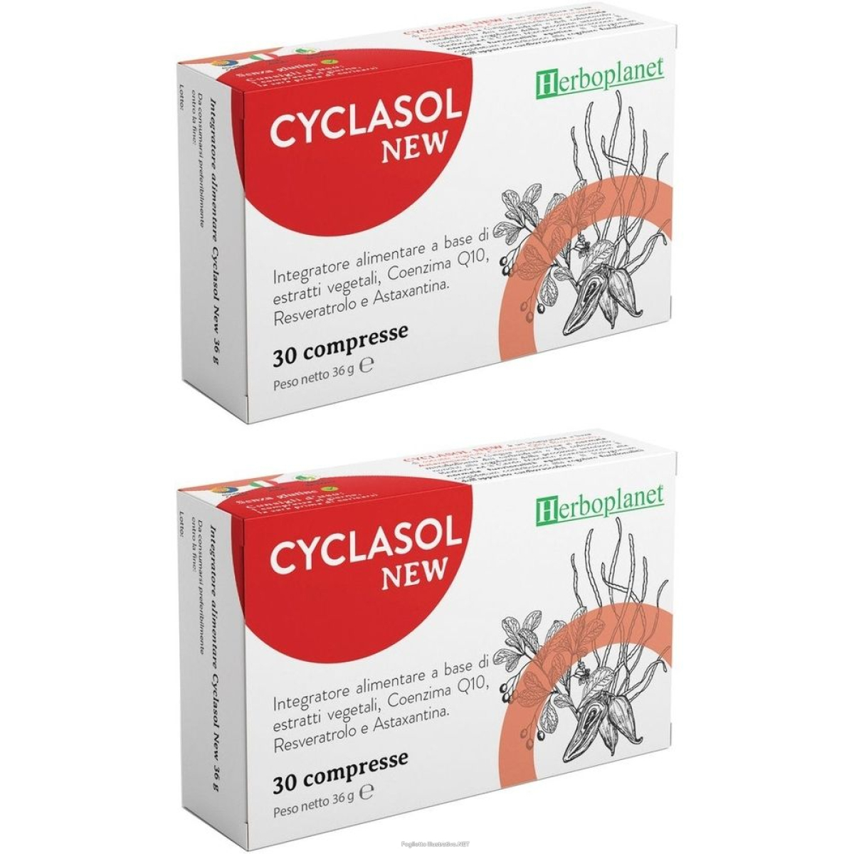 Cerca Prezzi di cyclasol new compresse set da 2 2x36 g e acquista online
