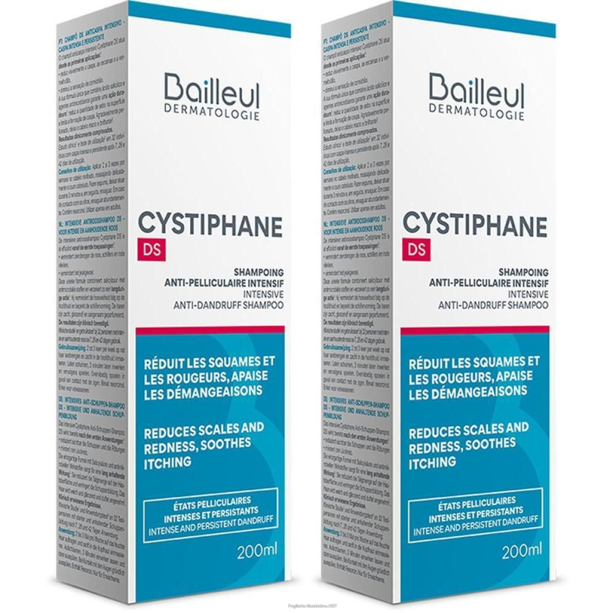 Cerca Prezzi di cystiphane shampoo antiforfora intensivo ds 2x200 ml e acquista online