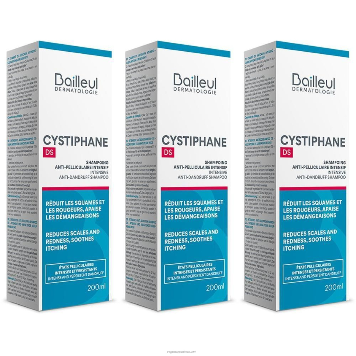 Cerca Prezzi di cystiphane shampoo antiforfora intensivo ds 3x200 ml e acquista online