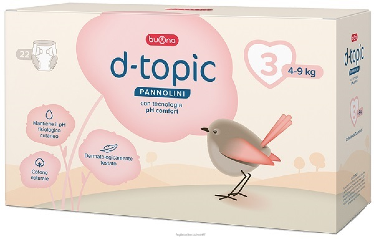 Compra Online d-topic pannolini taglia 3 22 pezzi e Trova il miglior prezzo