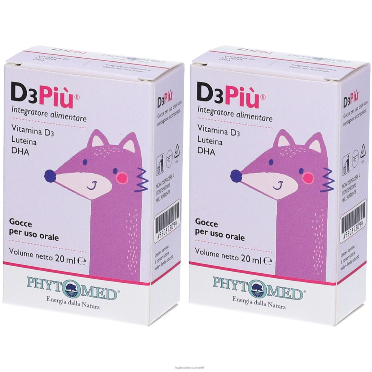 Compra Online d3piu® gocce orali set da 2 2x20 ml e Trova il miglior prezzo