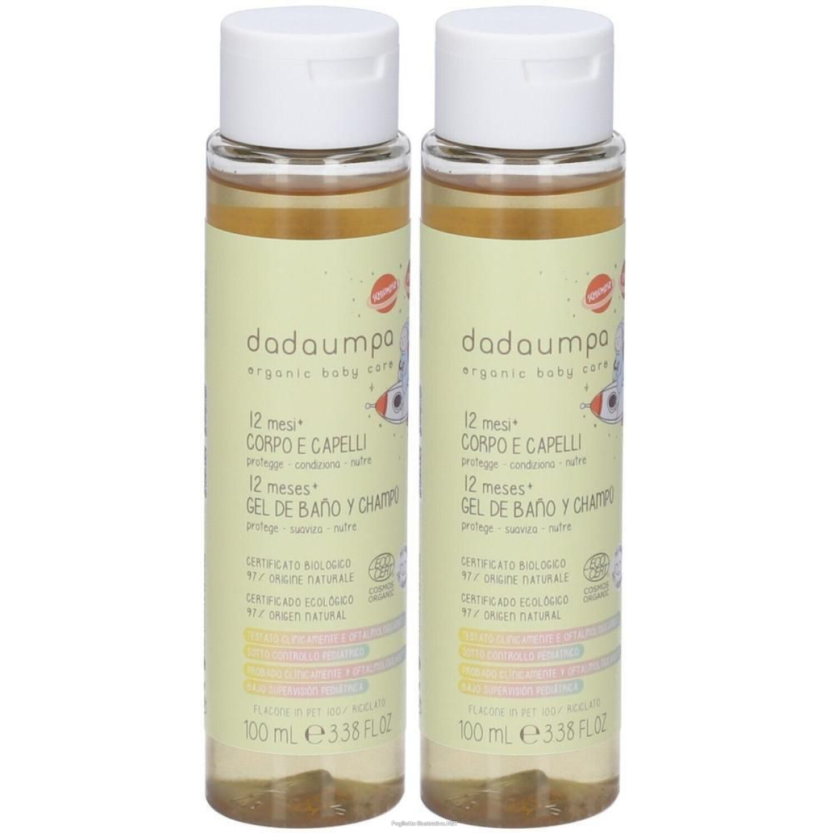 Compra Online dadaumpa detergente corpo e capelli 12+ mesi certificato bio 100ml 2x1 e Trova il miglior prezzo