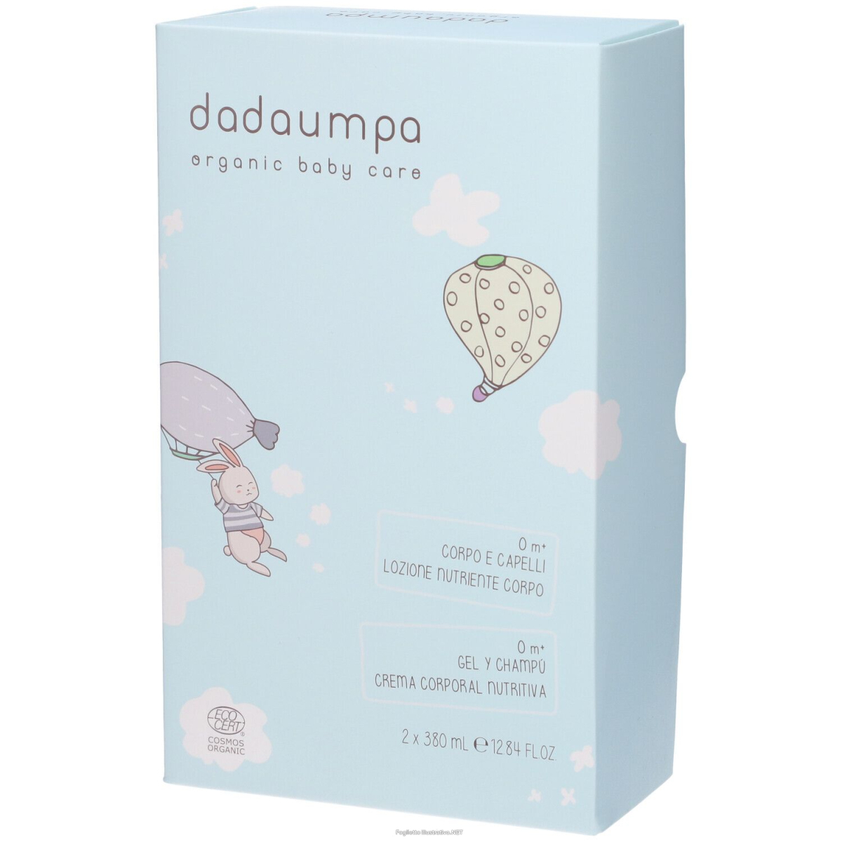 Compra Online dadaumpa kit 0mesi+ bagnetto e cura corpo 760 ml set e Trova il miglior prezzo