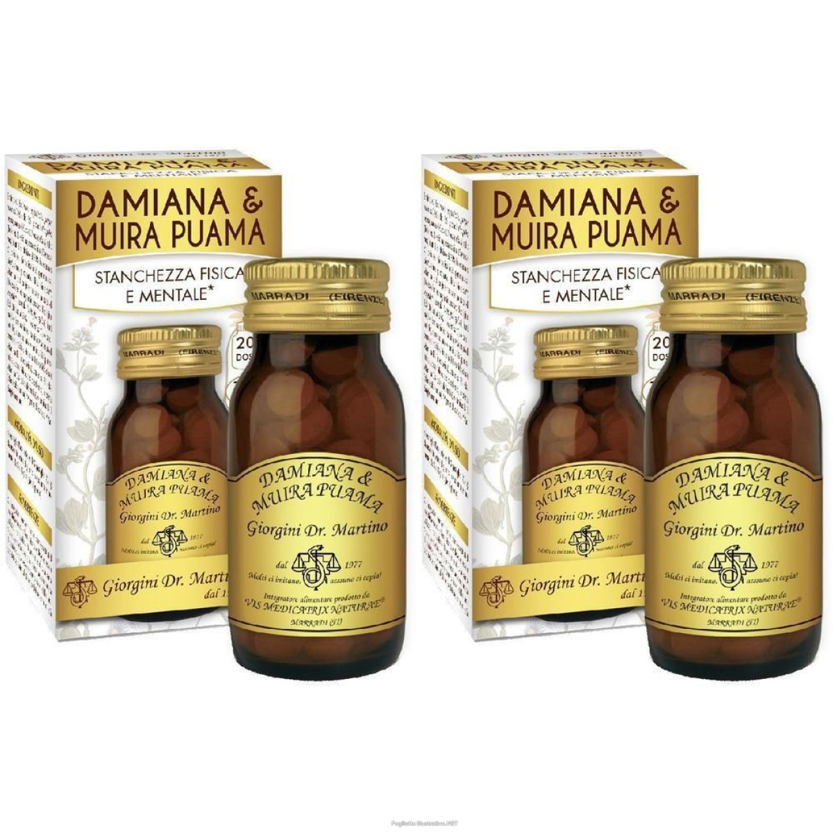 Compra Online damiana & muira puama 100 pastiglie 2x100 pz e Trova il miglior prezzo