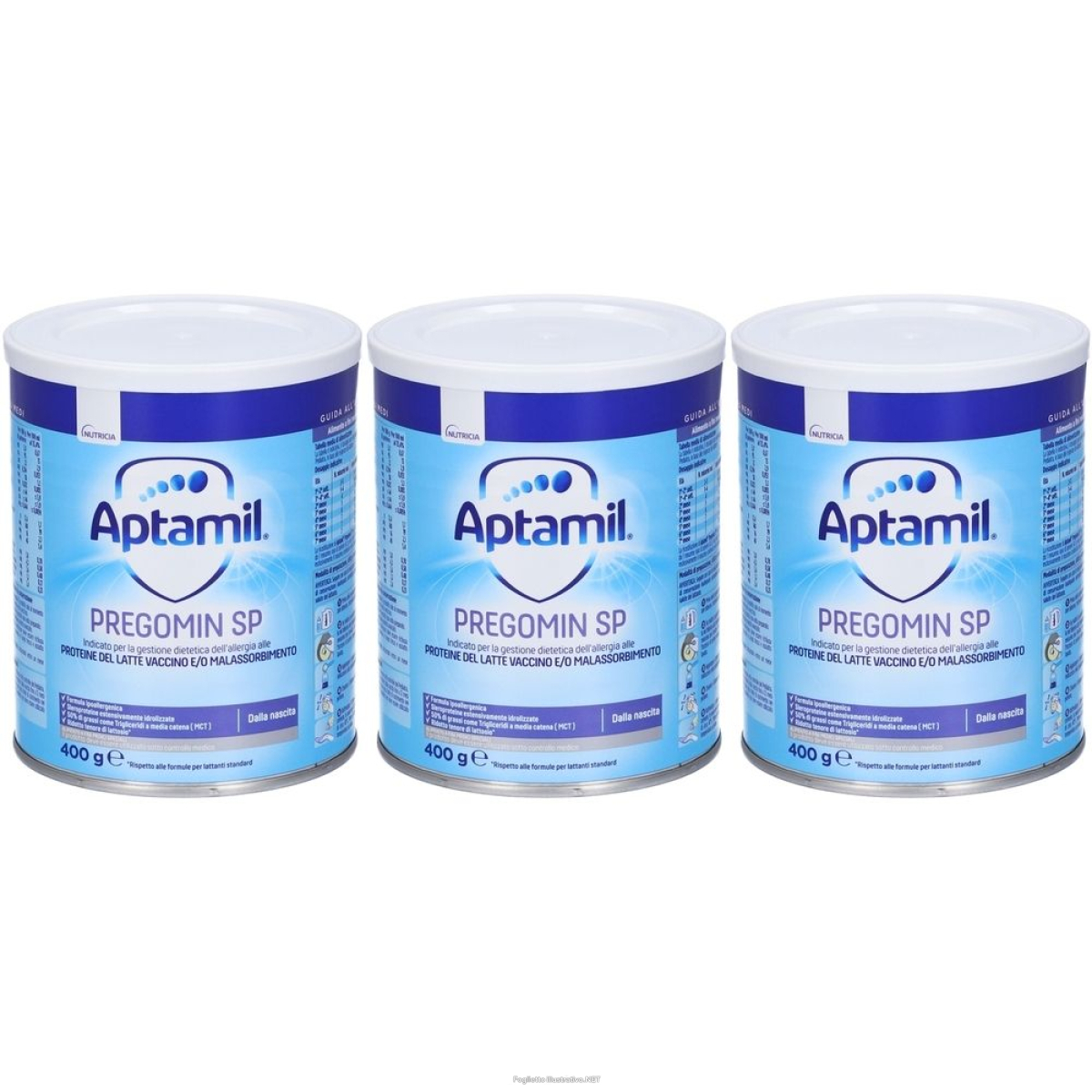 Compra Online danone aptamil pregomin sp set da 3 3x400 g polvere per soluzione oral e Trova il miglior prezzo