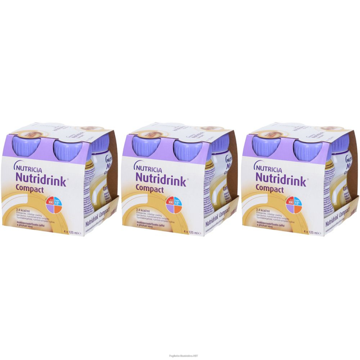 Compra Online danone nutricia nutridrink compact gusto caffé set da 3 3x4x125 ml sol e Trova il miglior prezzo