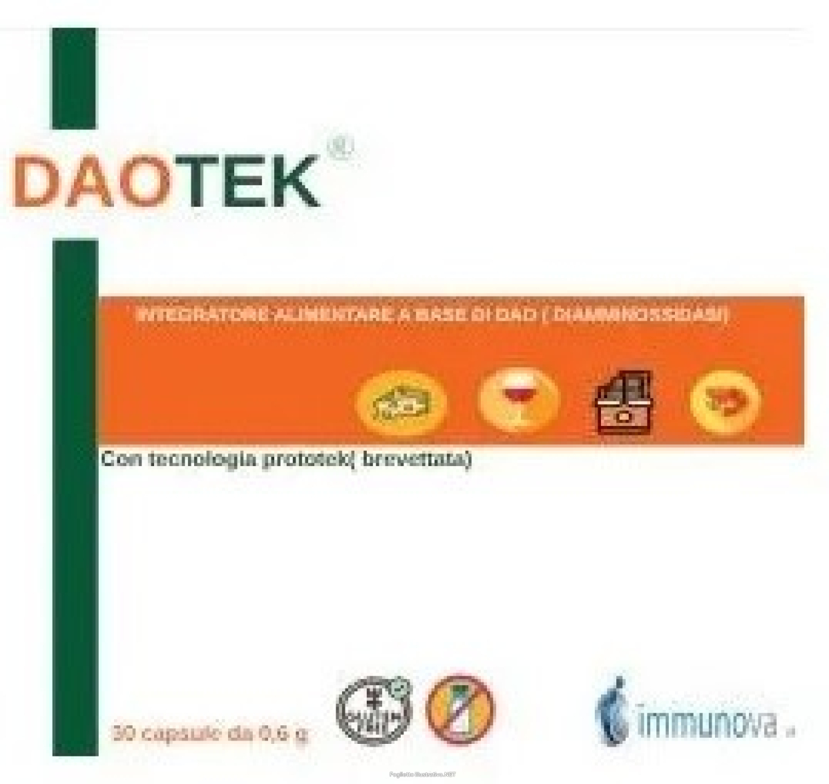 Compra Online daotek integratore per il benessere intestinale 30 capsule e Trova il miglior prezzo