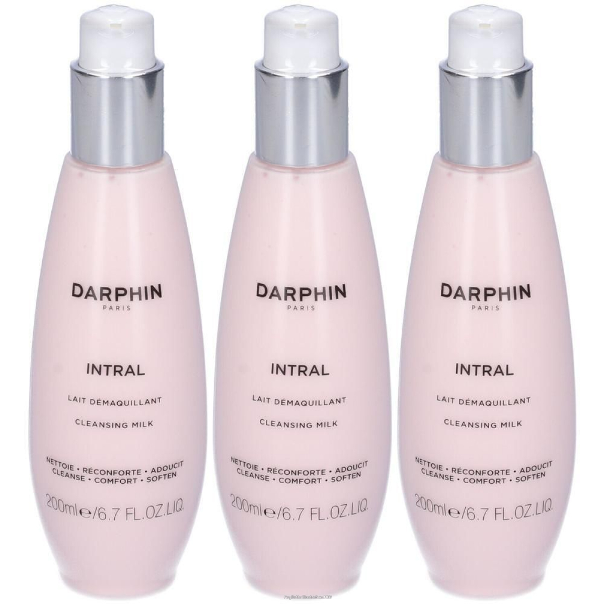 Compra Online darphin intral cleansing milk with chamomile 3x200 ml e Trova il miglior prezzo