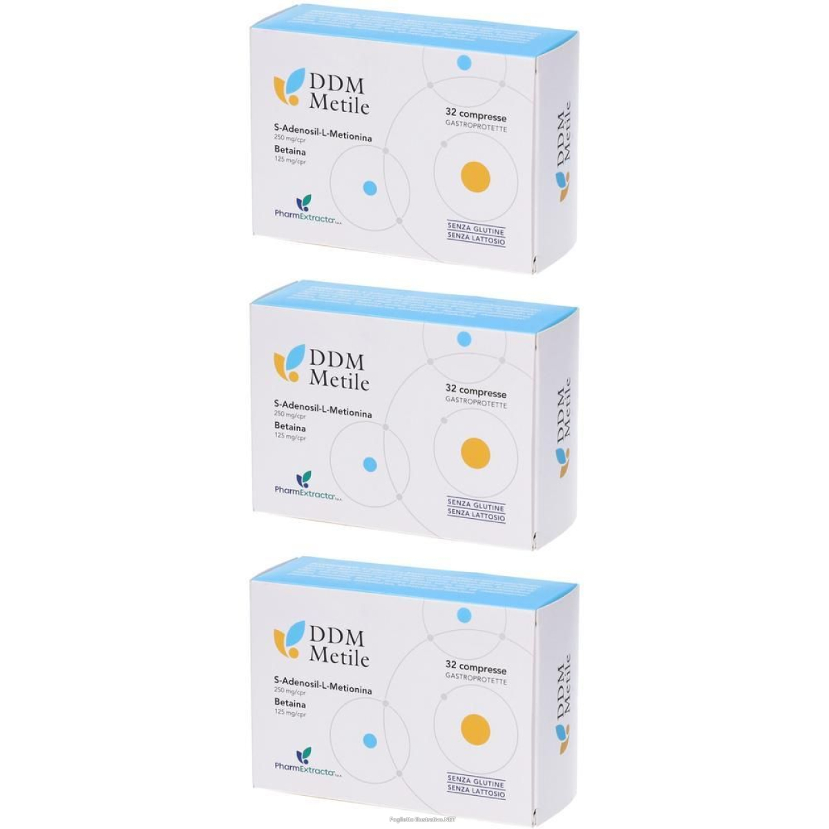 Compra Online ddm metile s-adenosil-l-metionina betaina 3x32 pz compresse e Trova il miglior prezzo