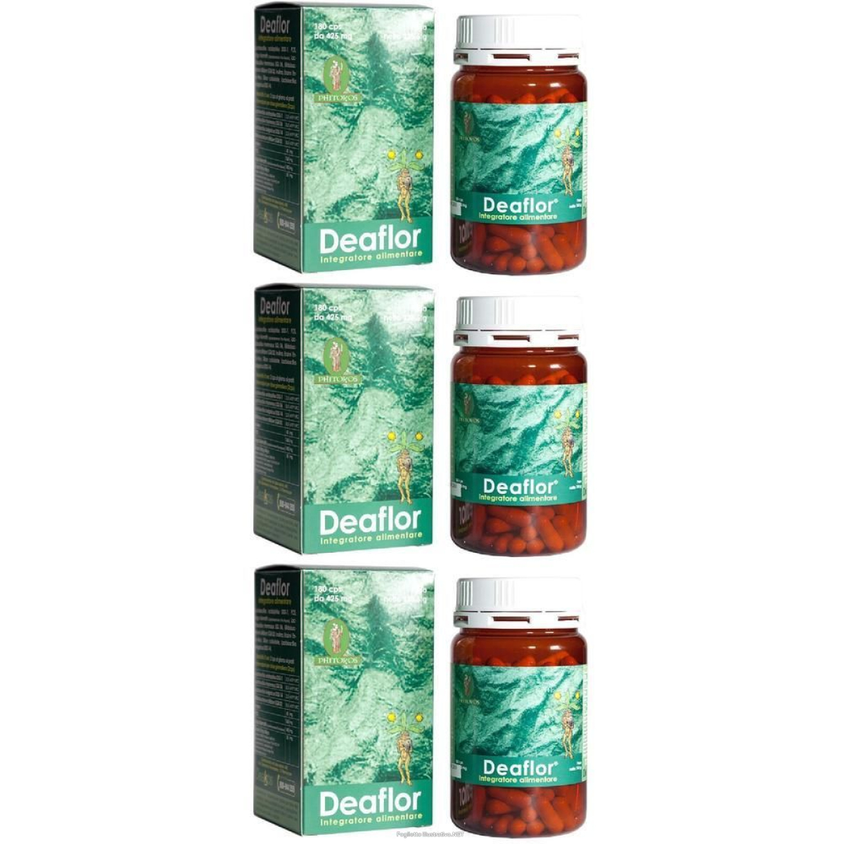 Compra Online deaflor 180 capsule 3x180 pz e Trova il miglior prezzo