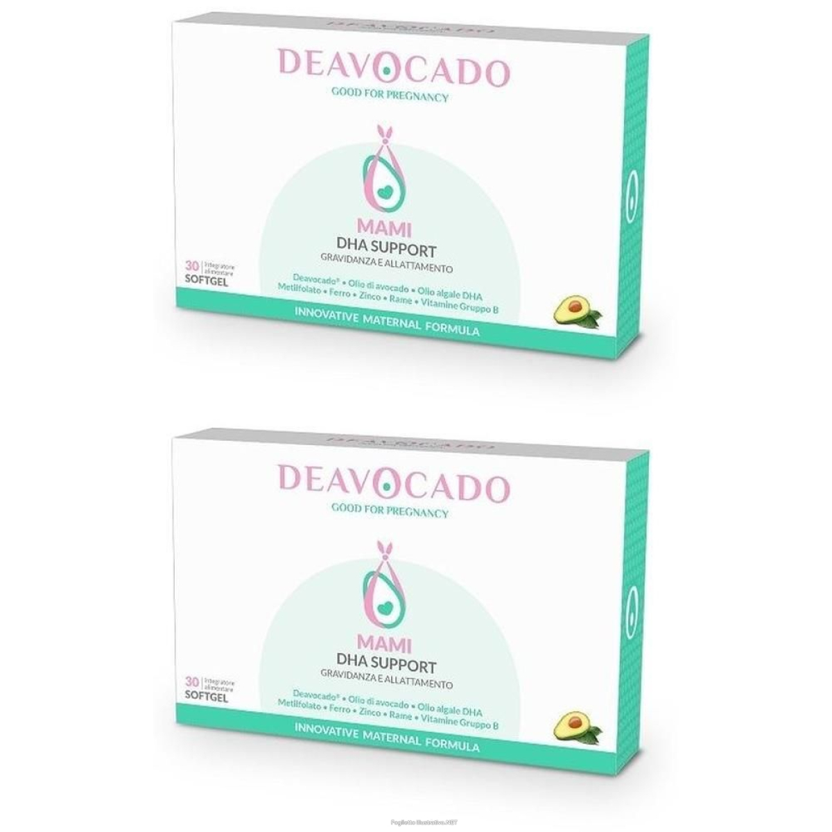 Compra Online deavocado mami dha support softgel 2x35 g e Trova il miglior prezzo