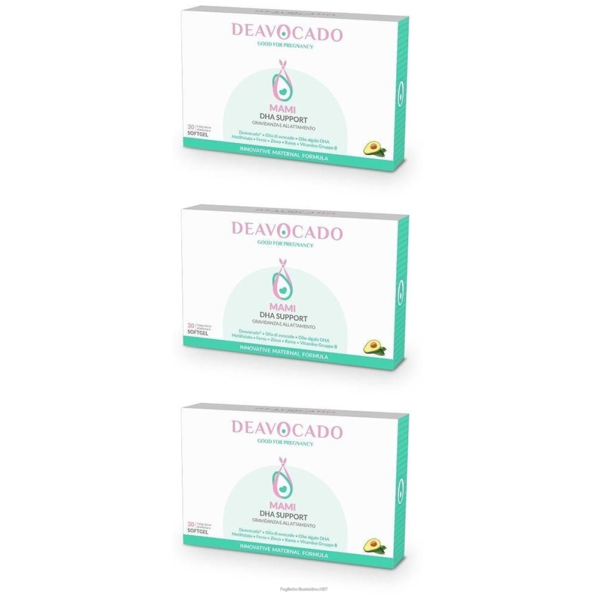 Compra Online deavocado mami dha support softgel 3x35 g e Trova il miglior prezzo