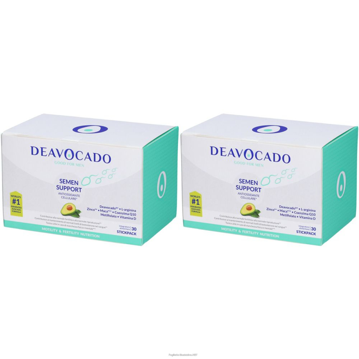 Compra Online deavocado semen support uomo stickpack set da 2 2x60 g polvere per sol e Trova il miglior prezzo
