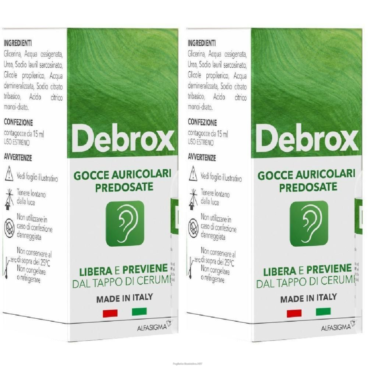 Compra Online debrox gocce auricolari predosate 2x15 ml auricolari e Trova il miglior prezzo