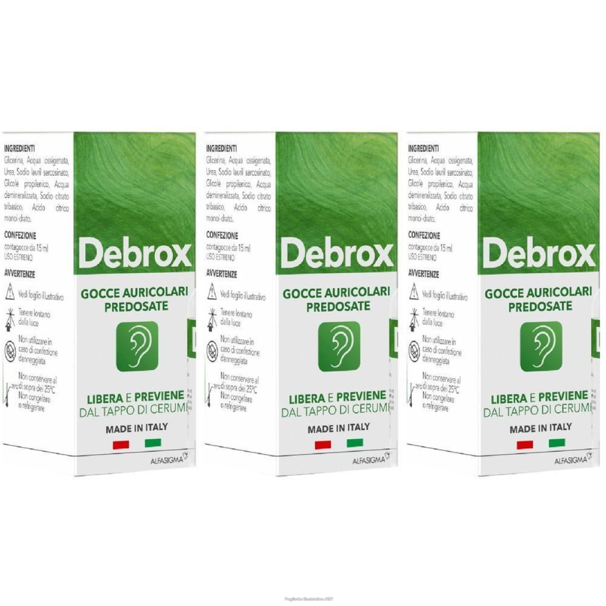 Compra Online debrox gocce auricolari predosate 3x15 ml auricolari e Trova il miglior prezzo