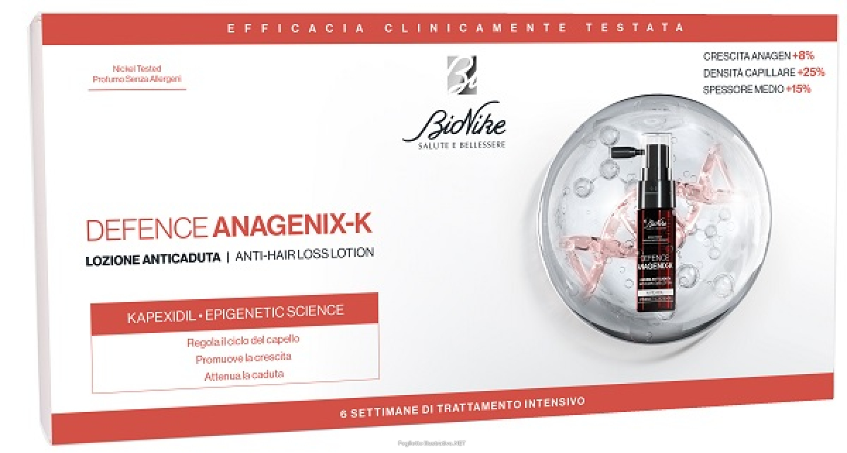 Compra Online defence anagenix k lozione anticaduta - contro la caduta abbondante dei capelli - trattamento di 6 settimane - 3 flaconi e Trova il miglior prezzo