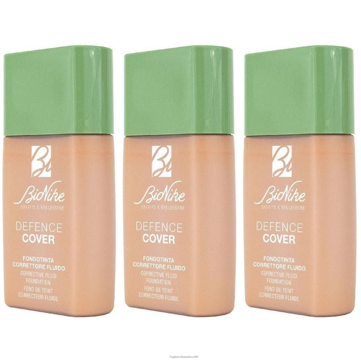 Compra Online defence cover fondotinta correttore fluido 102 3x40 ml make up e Trova il miglior prezzo