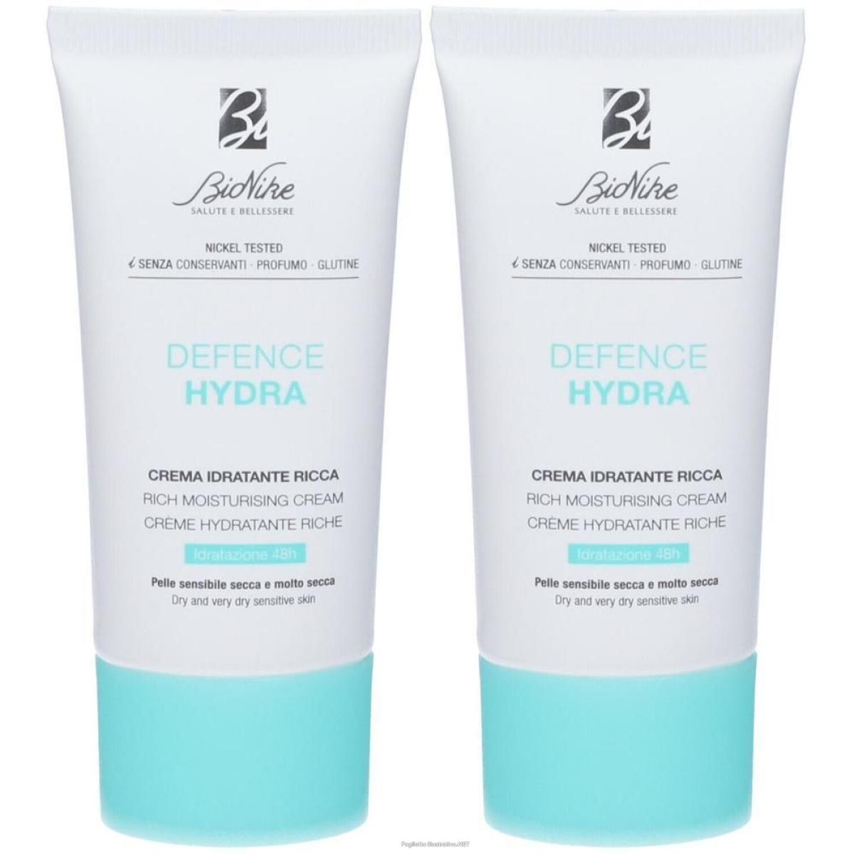 Compra Online defence hydra crema idratante ricca 2x50 ml e Trova il miglior prezzo