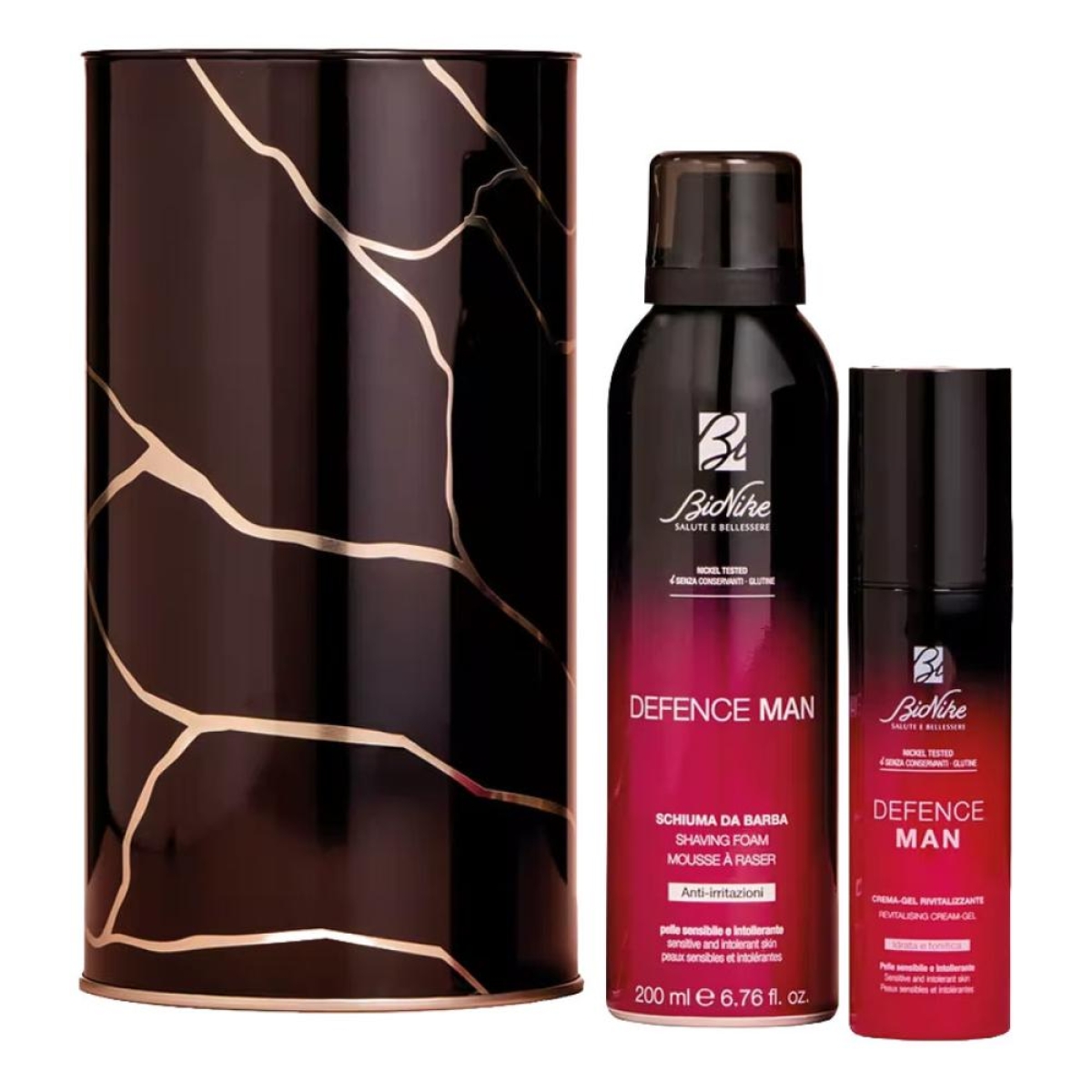 Compra Online Defence man kit natale 2026 1 defence man crema gel rivitalizzante 50 ml + 1 defence man schiuma da barba 200 ml e Trova il miglior prezzo