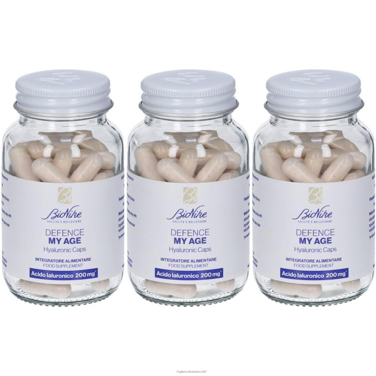 Compra Online defence my age acido ialuronico 3x27 g capsule e Trova il miglior prezzo
