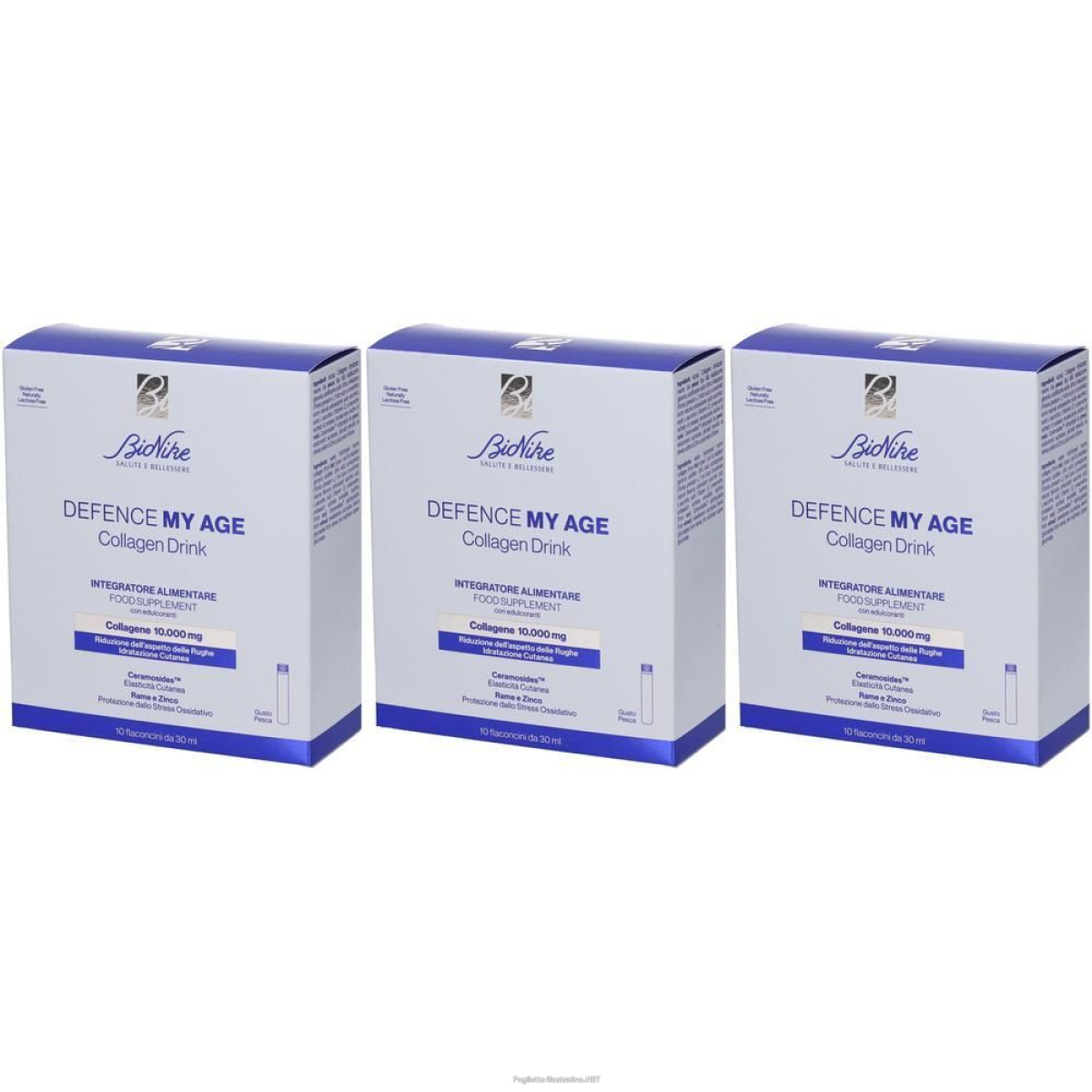 Compra Online defence my age collagene drink flaconcini 3x300 ml soluzione orale e Trova il miglior prezzo