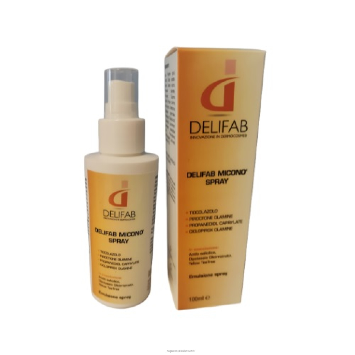 Compra Online delifab miconò trattamento cosmetico coadiuvante per micosi cutanee spray 100ml e Trova il miglior prezzo